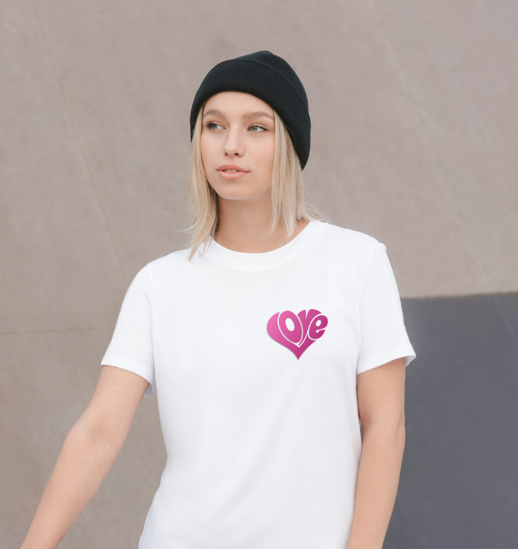 T-shirt Coeur Love